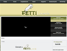 Tablet Screenshot of fettilovarda.hu